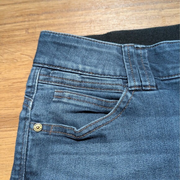 Democracy Ab Solution Jeans Womens Size 10 Blue Denim Elastic Waist Medium Wash - Picture 2 of 13